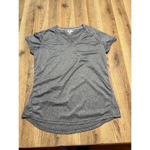 Energy Zone Shirt Women's Size XL Gray V-neck Athletic Wear Outdoor